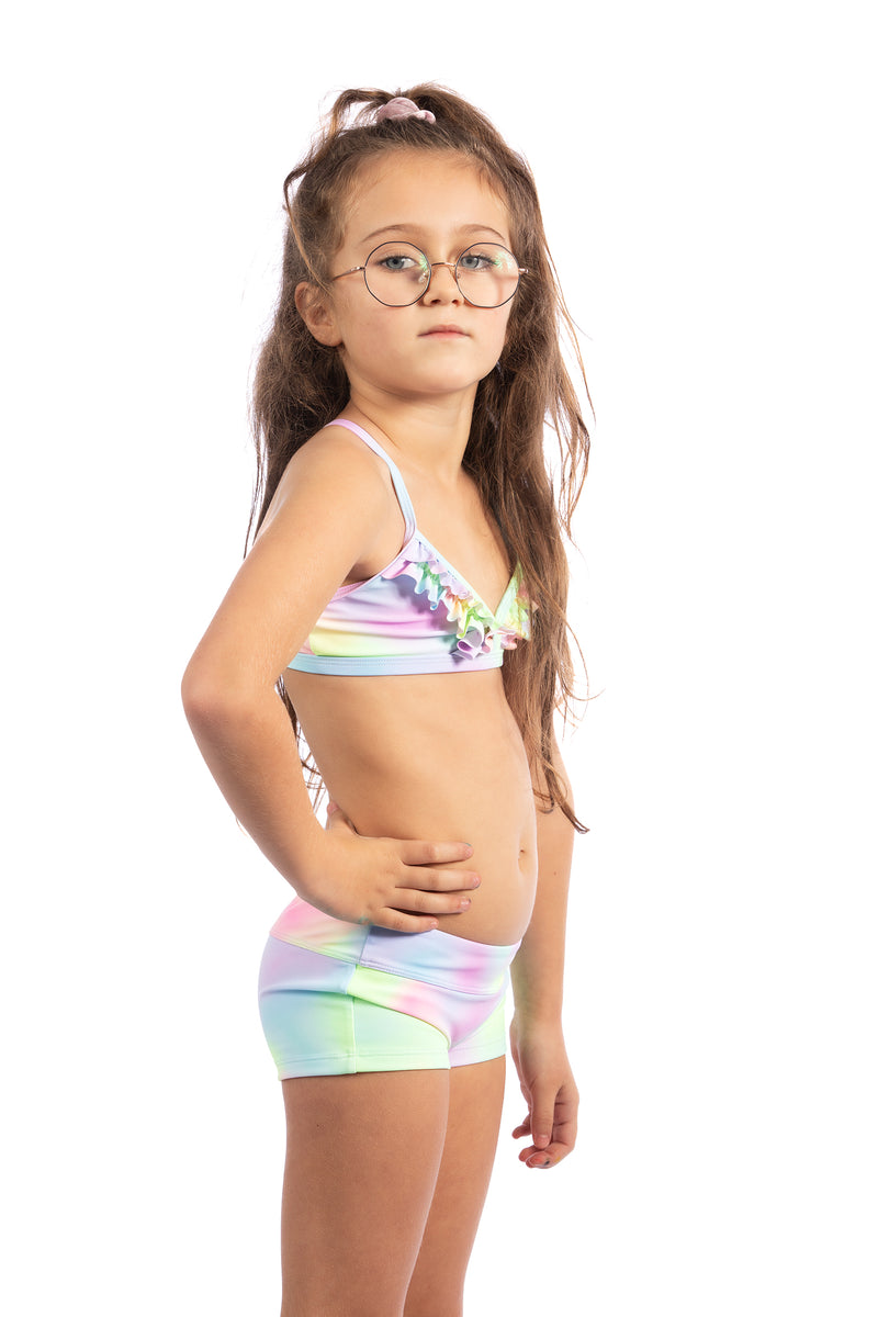 SHEKINI Maillots de Bain Filles Enfant Mignon Imprimé Réglable Bikini Top Bikini Filles 3 Pièces à Volants Bas de Bikini et Jupe de Natation pour 6-14 Ans(6 Ans,Jaune SHEKINI Maillots de Bain Filles Enfant Mignon Imprimé Réglable Bikini Top Bikini Filles 3 Pièces à Volants Bas de Bikini et Jupe de Natation pour 6-14 Ans(6 Ans,Jaune